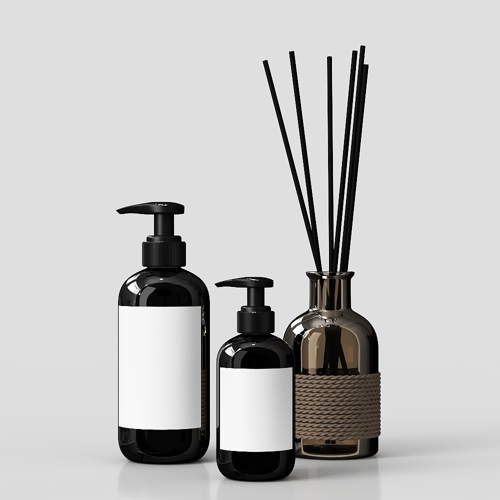 Modern Minimalist Bottled Set 3D model