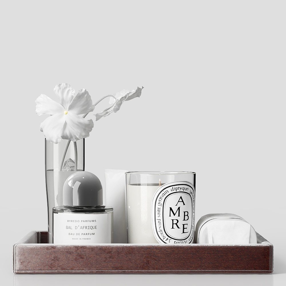 Modern toiletries - candles