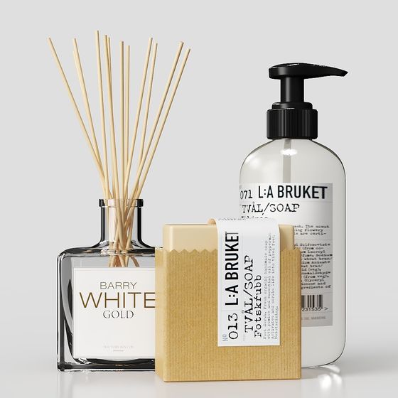 Modern Earth Color Perfume Combination 3D Model