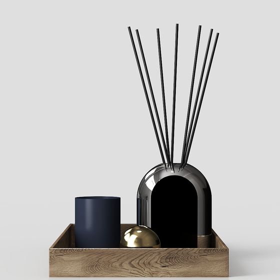 Stylish Aromatherapy Bottle 3D model for Modern Interiors