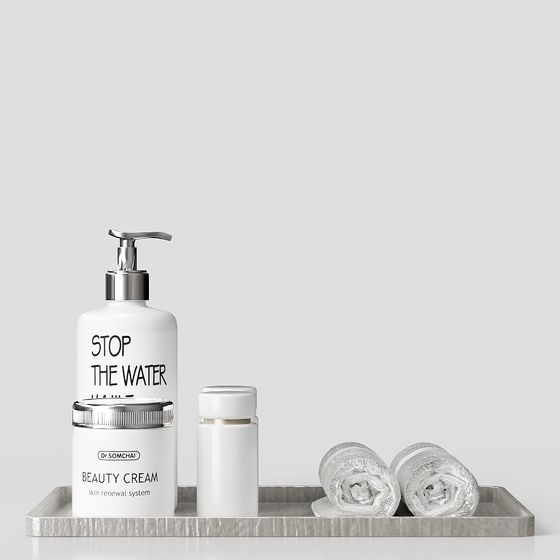 Beauty Care Set 3D model
