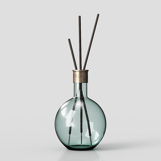 Elegant Aromatherapy Bottle 3D model