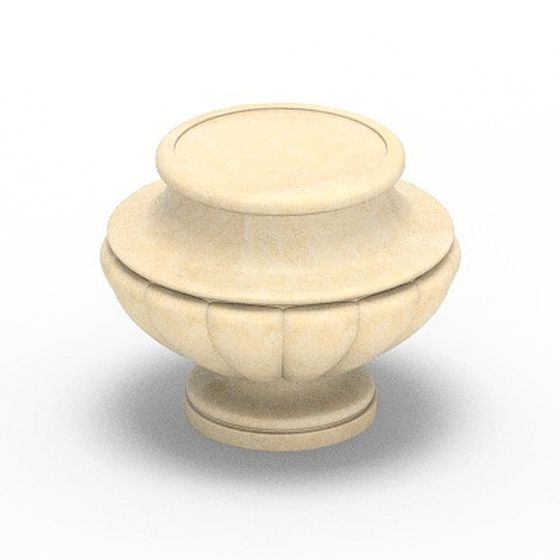 Floral Garden Urn 3D model
