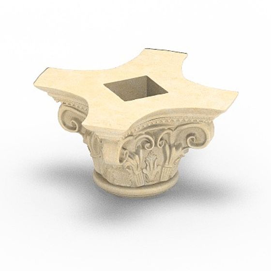Roman Column Base 3D Model: A Fusion of Classical Elegance and Modern Design