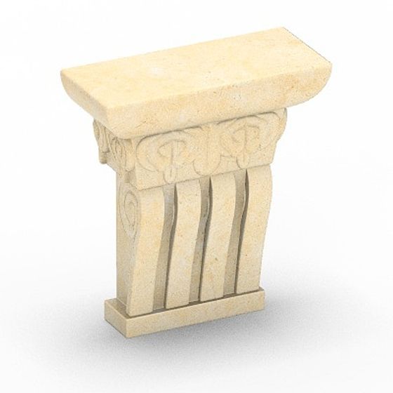 Stunning Roman Column 3D model in Classical Design