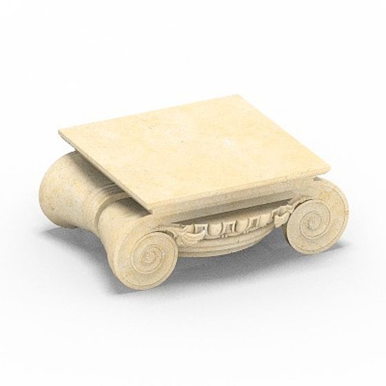 Ancient Roman Column Base 3D Model