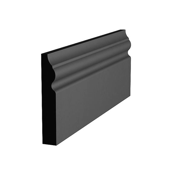Black Skirting Board 3D Model