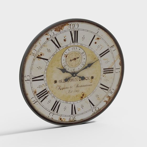 Horloge murale WD MTL 32"D 52531