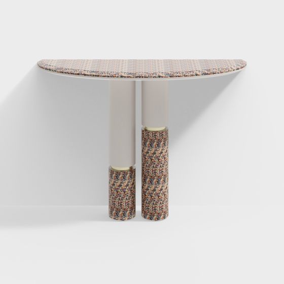 Woven Art Table 3D model