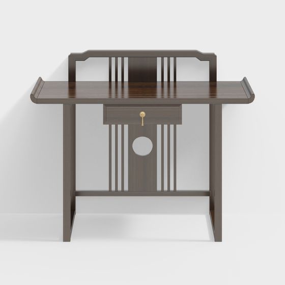 Retro Desk 3D model