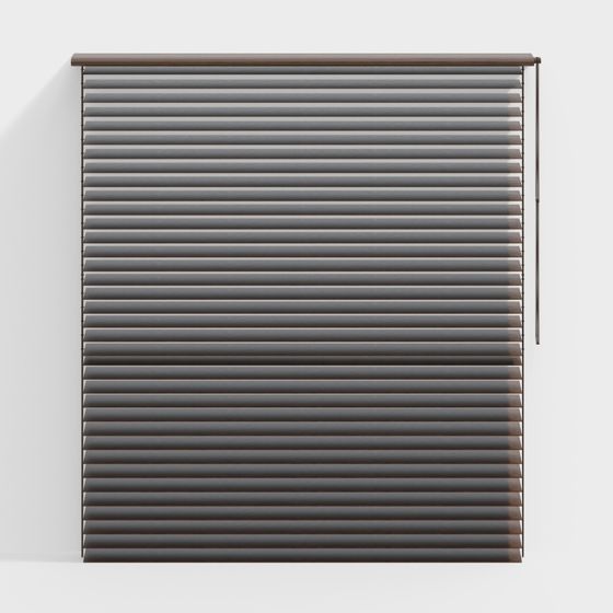 Stylish Louvered Shutter 3D model for Modern Interiors