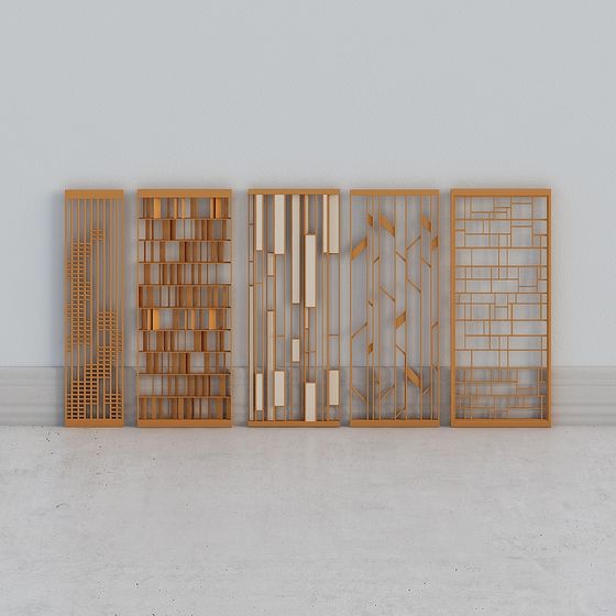 Geometric Elegance 3D model for Modern Spaces