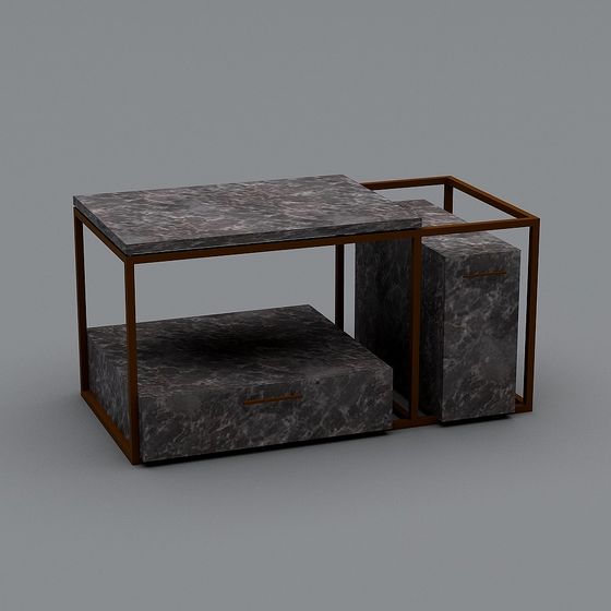 Urban Minimalist Coffee Table 3D model