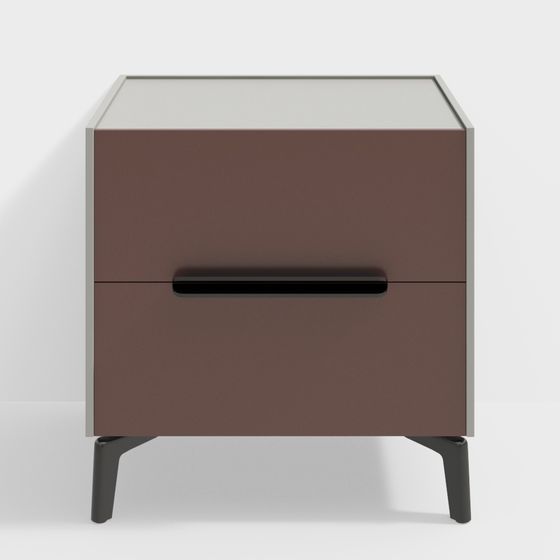 Urban Elegance Bedside Table 3D model