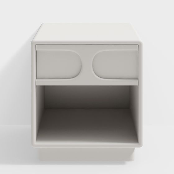 Stylish Minimalist Nightstand 3D model