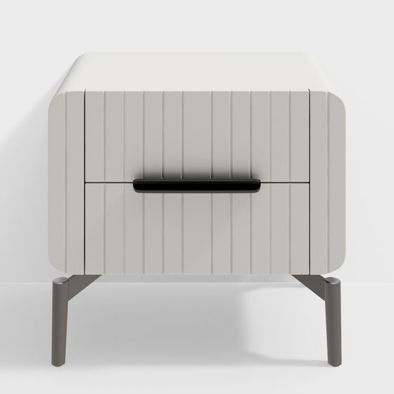 Urban Elegance Bedside Table 3D model