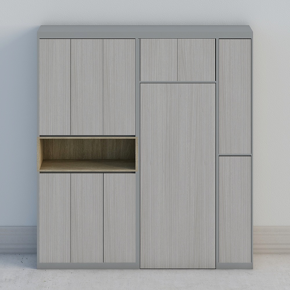 Urban Window Storage Cabinet 3D model
