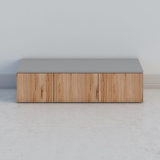 Urban Shelf 3D model for Modern Spaces