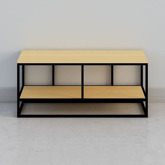 Industrial Style TV Cabinet 3D model