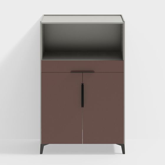 Urban Storage Cabinet 3D model for Modern Spaces