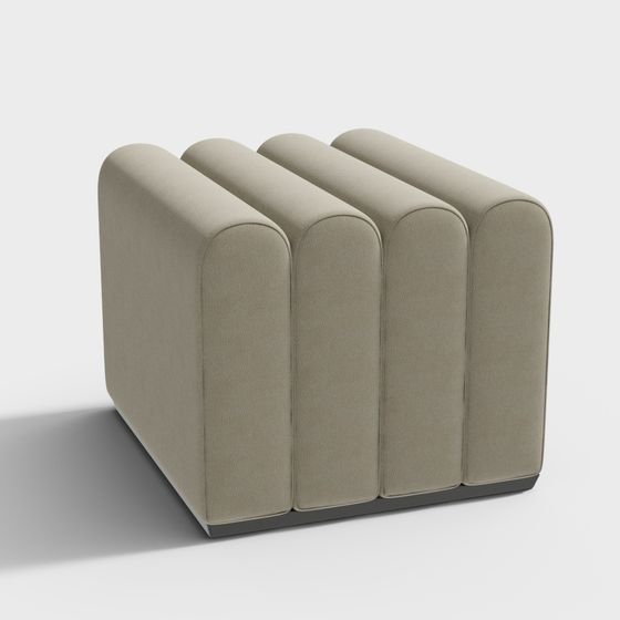 Modular Sofa Stool 3D model