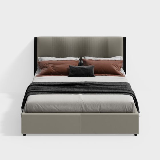 Urban Comfort Bed 3D model