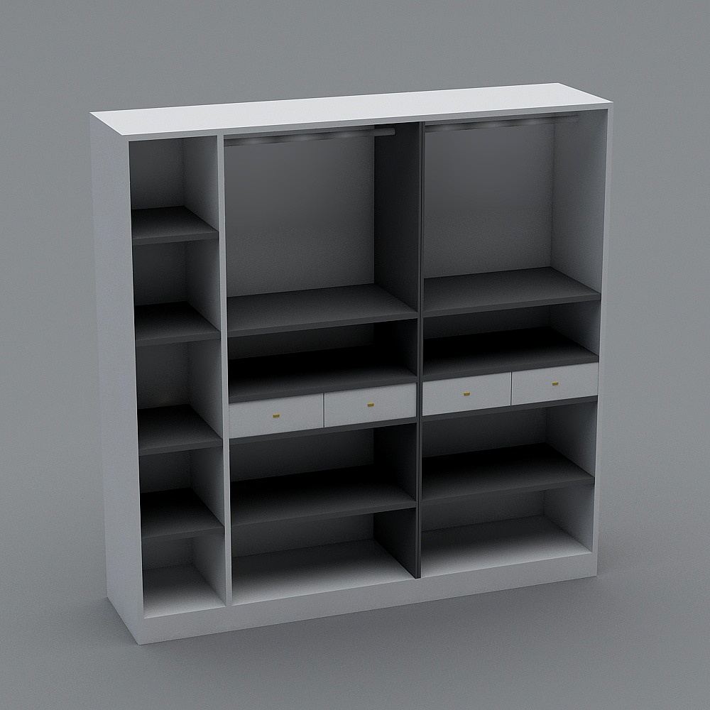 Urban Bookshelf 3D model