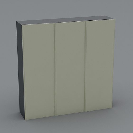 Modern Minimalist Bookshelf 3D model