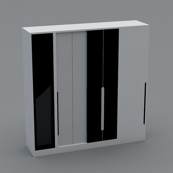 Urban Wardrobe 3D Model – Low-Poly & High-Detail