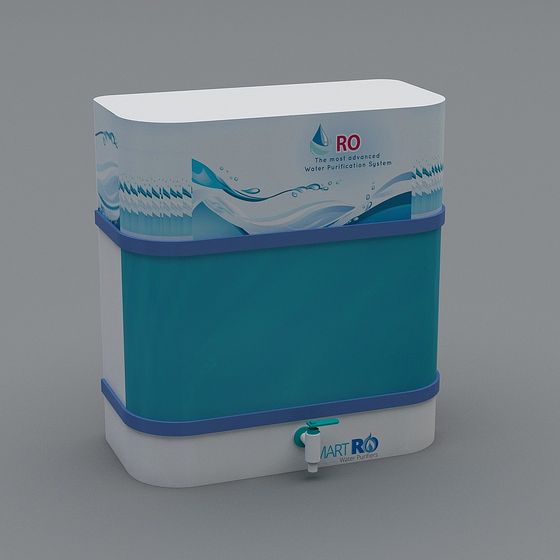 Stylish RO Water Purifier 3D model