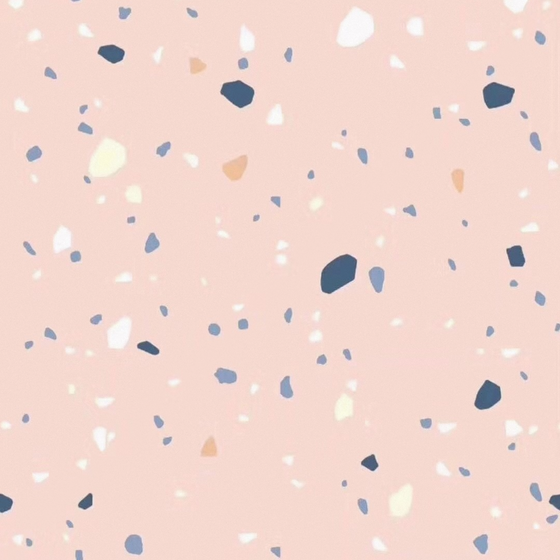 Pink Terrazzo Tile 3D Model for Children's Spaces