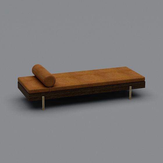 Cozy Lounger 3D model for Modern Interiors