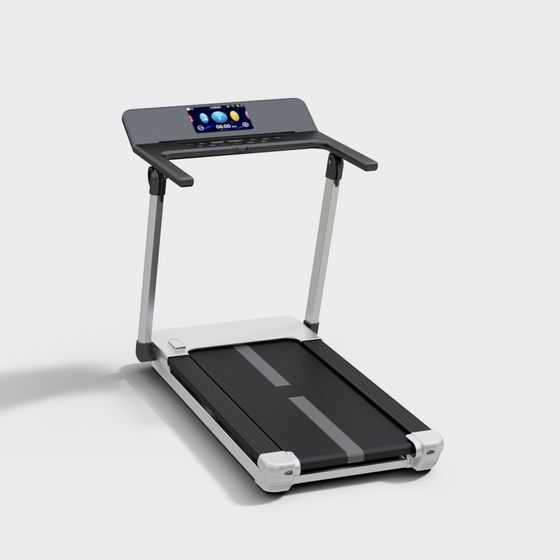 Sleek Modern Treadmill 3D model