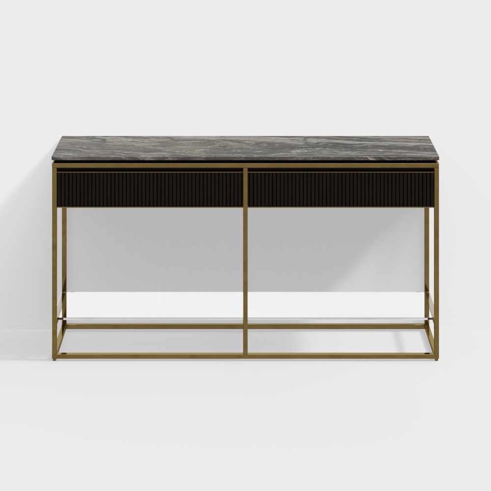 Urban Style Console Cabinet 3D model
