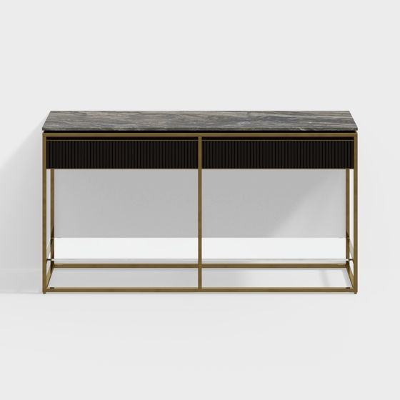 Urban Style Console Cabinet 3D model