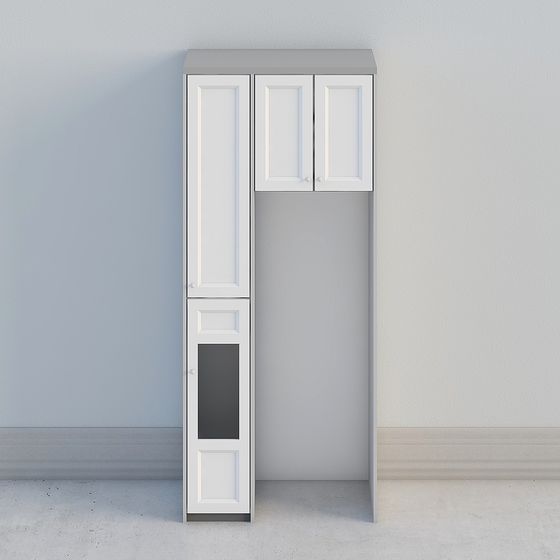Modern Urban Storage Cabinet 3D model