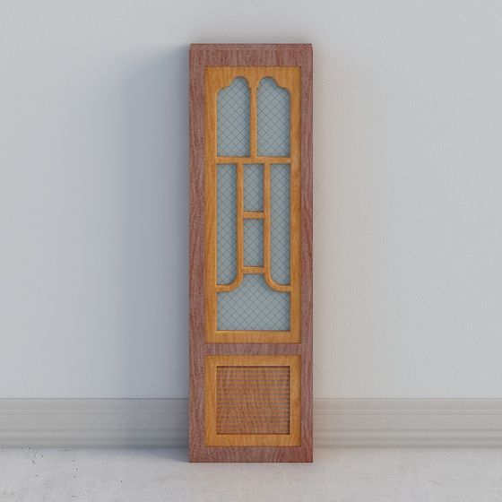 Vintage Door Panel 3D model