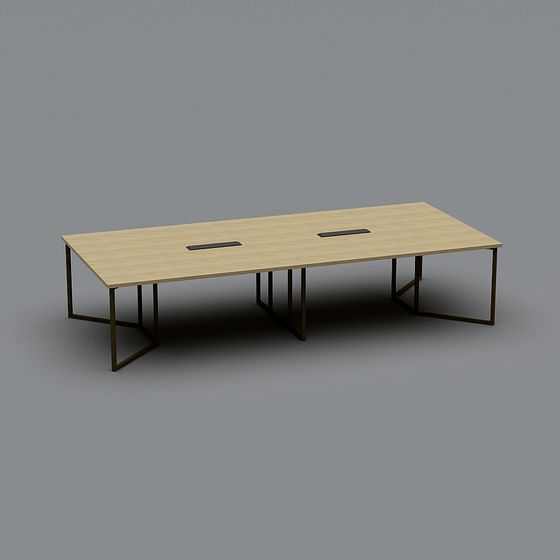 Modern Minimalist Conference Table 3D model