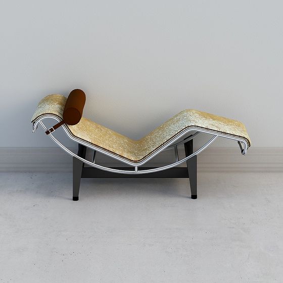 Le Corbusier LC4 Chaise Lounge 3D model