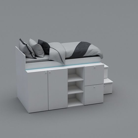 Urban Rest Bed 3D model