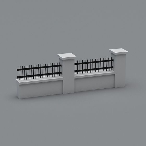 Modern Minimalist Wall 3D model
