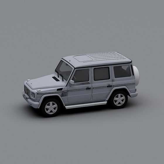Low Poly Mercedes-Benz G-Class SUV 3D model