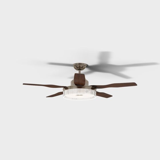 Modern Ceiling Fan 3D Model