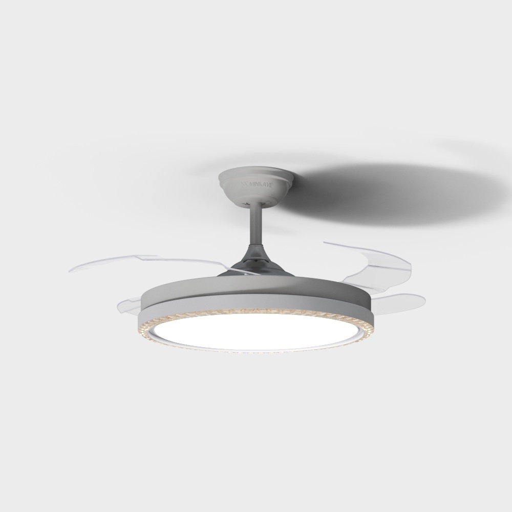 Mingjiahui-Modern Series-Straight Blade Ceiling Fan Light-K48-A131WJ