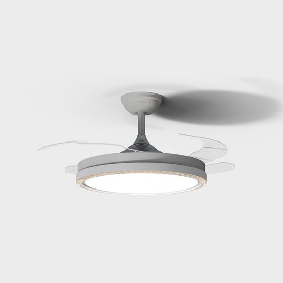 Sleek Invisible Fan 3D Model for Modern Spaces