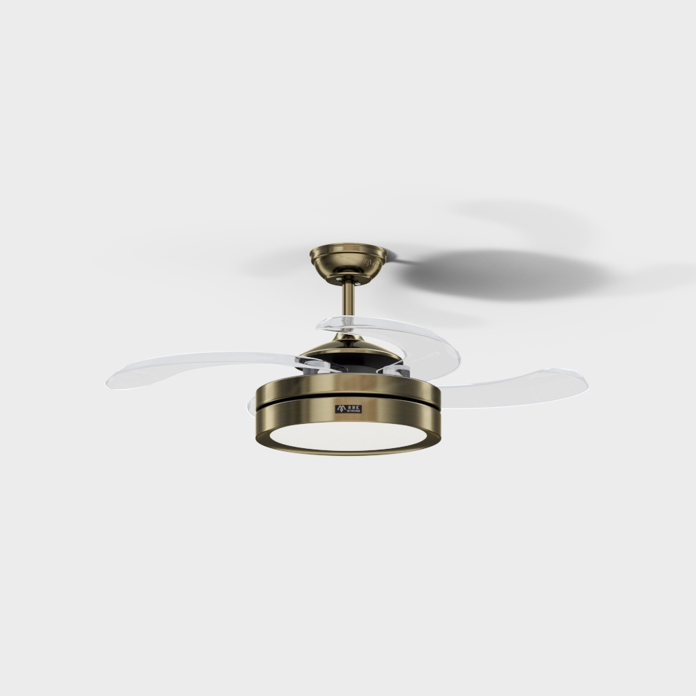 Mingjiahui-Light luxury series-Straight leaf ceiling fan light-K42-A003AO