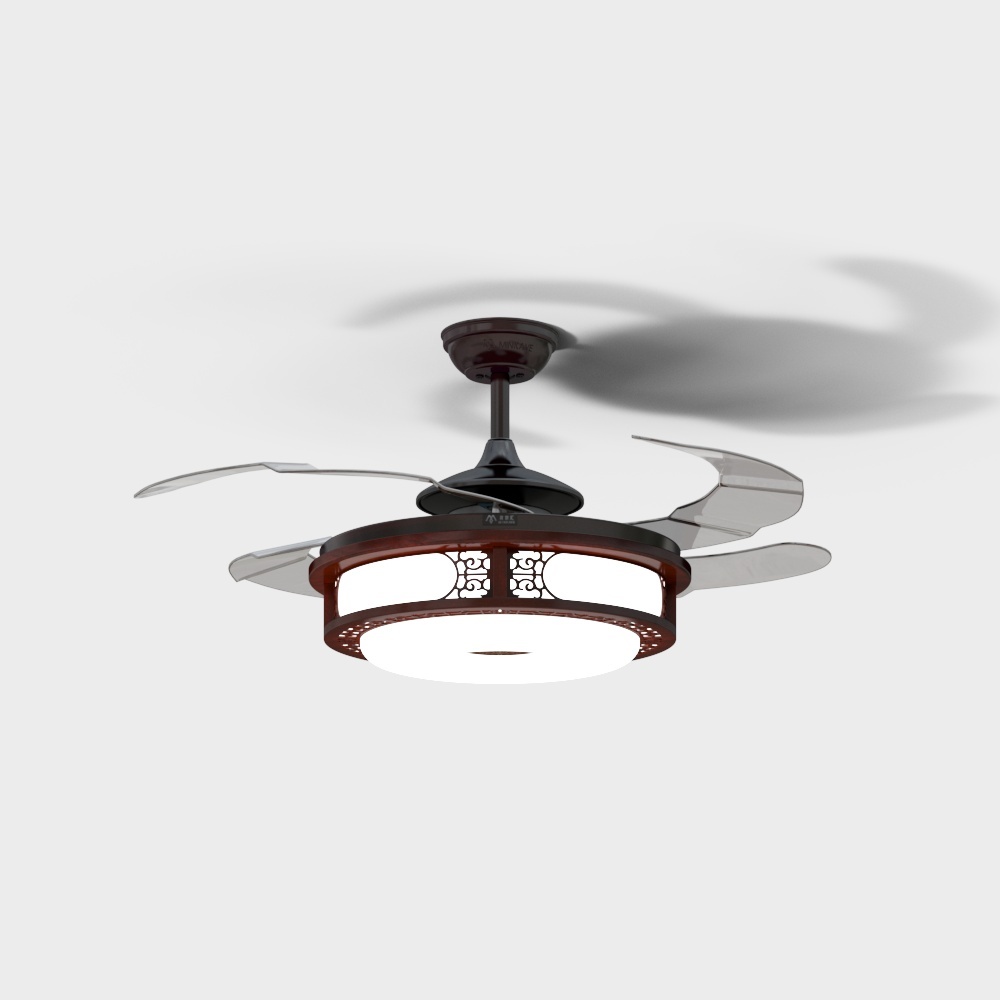 Elegant Invisible Fan Light 3D model
