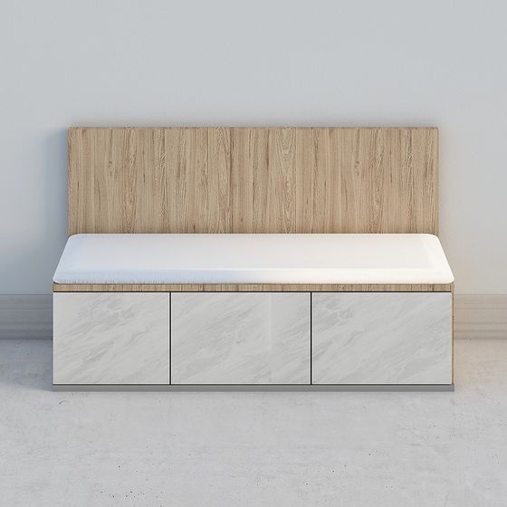 Urban Storage Bench 3D model