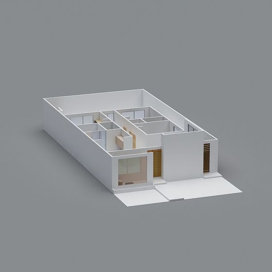 Low-Poly Urban Cottage 3D model for Unique Creations