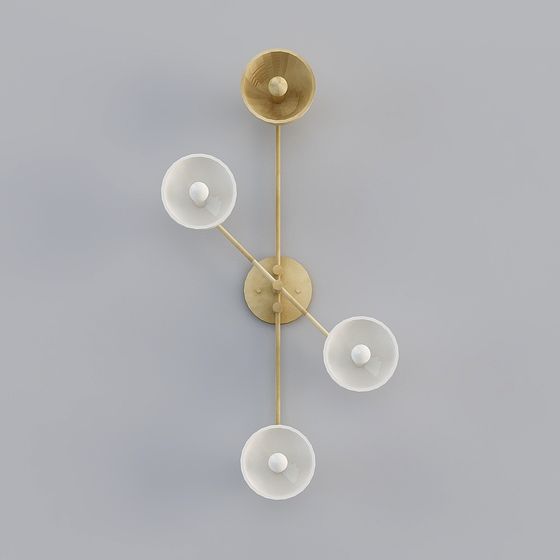 Elegant Modern Pendant Light 3D model for Interiors